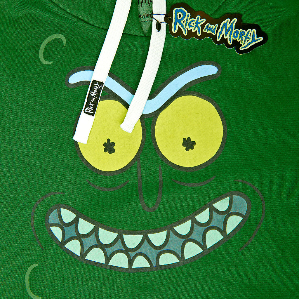 Product image Rick and Morty - Pickle Rick Face Hoodie green