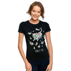 Zdjęcie produktu Rick and Morty - Crazy Cat T-Shirt damskie czarne