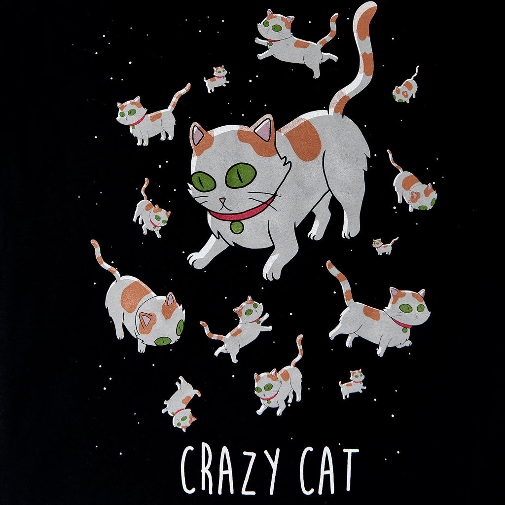 Zdjęcie produktu Rick and Morty - Crazy Cat T-Shirt damskie czarne