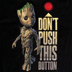 Zdjęcie produktu Strażnicy Galaktyki - Groot Button T-Shirt damska czarna