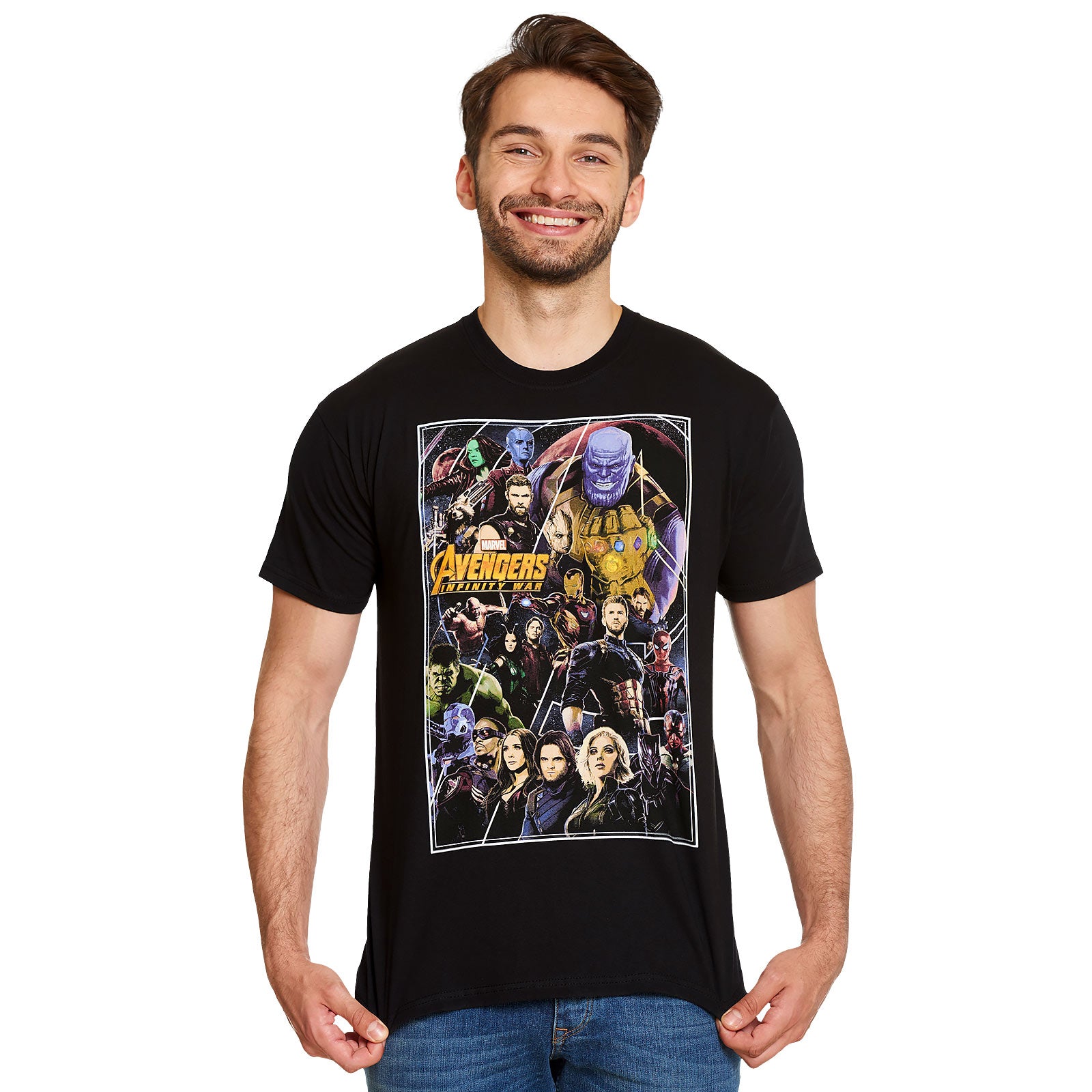 Zdjęcie produktu Avengers - Infinity War Poster Collage T-Shirt czarne