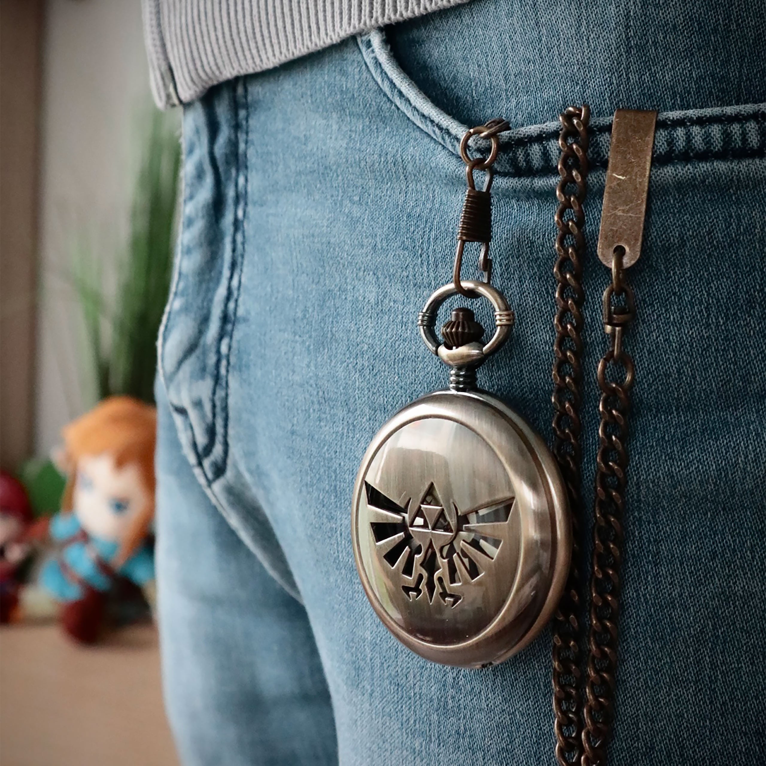 Zdjęcie produktu Zelda - Kieszonkowy zegarek z logo Hyrule