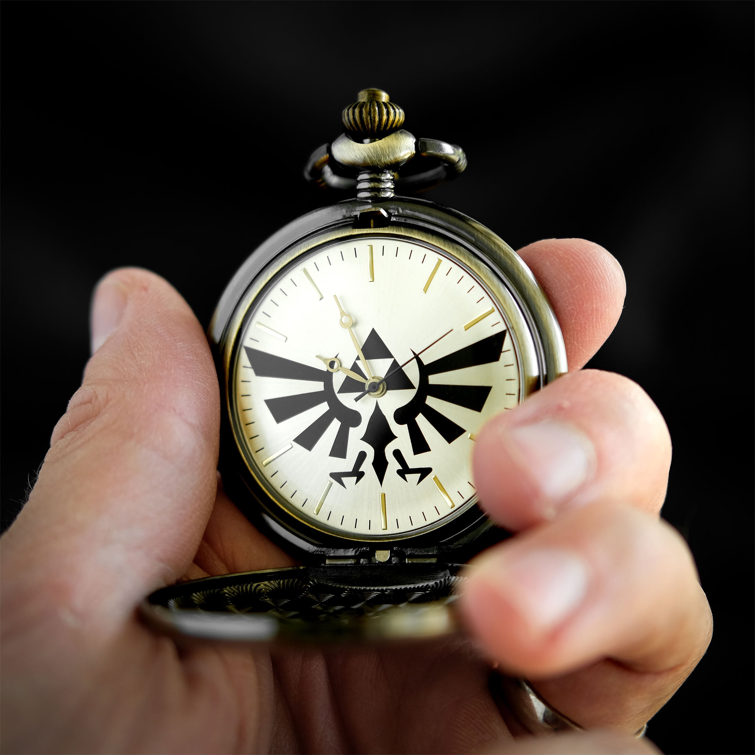 Zdjęcie produktu Zelda - Kieszonkowy zegarek z logo Hyrule