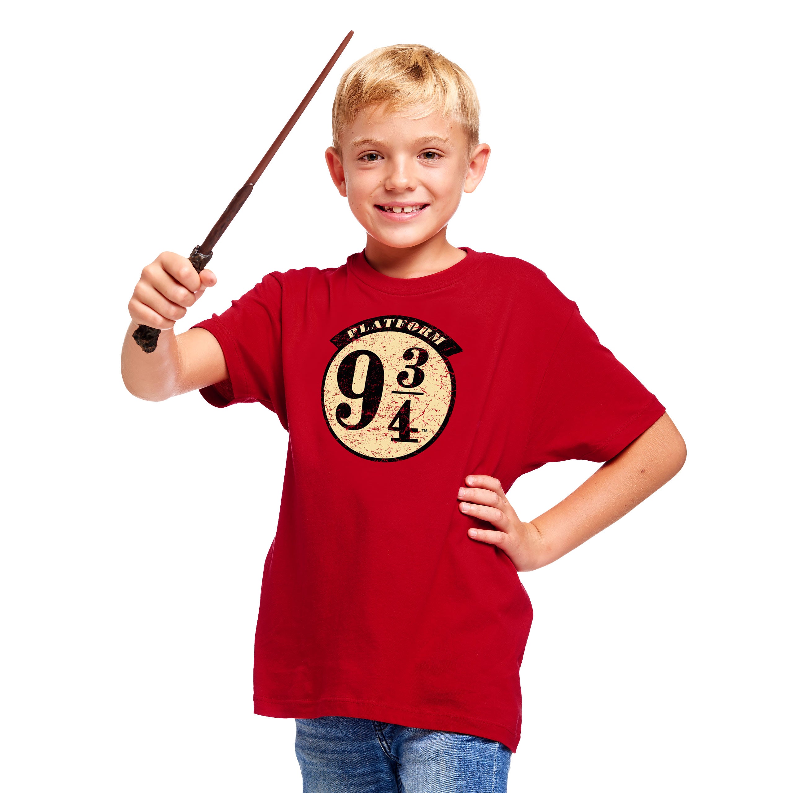 Zdjęcie produktu Harry Potter - 9 3/4 T-Shirt Dziecięcy czerwony