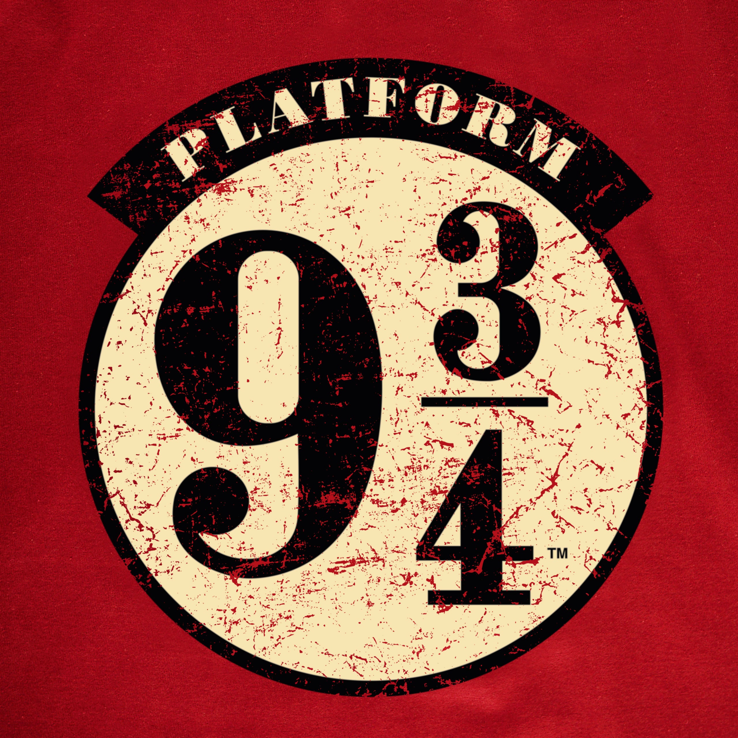Zdjęcie produktu Harry Potter - 9 3/4 T-Shirt Dziecięcy czerwony