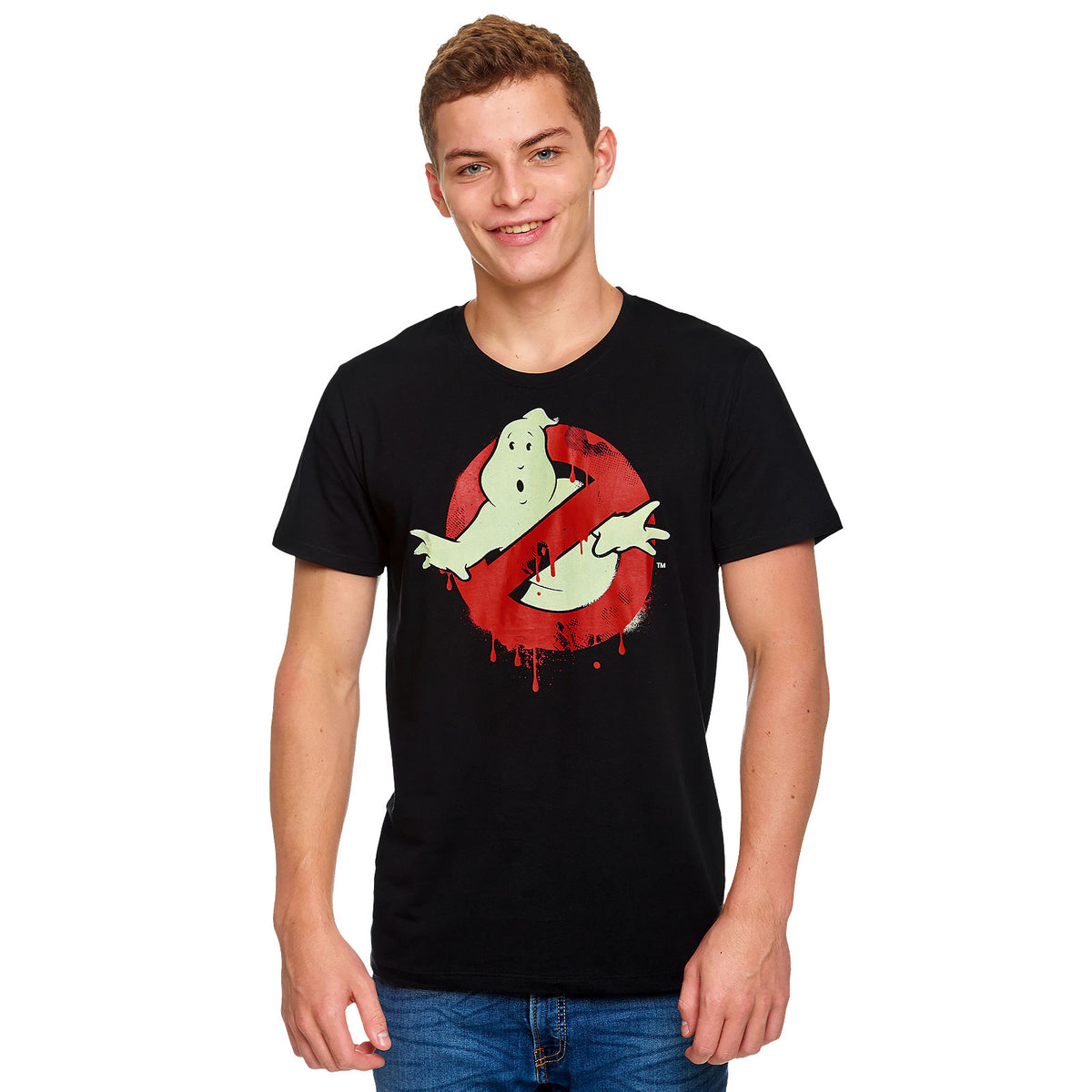 Zdjęcie produktu Ghostbusters - Świecąca w ciemności koszulka z logo