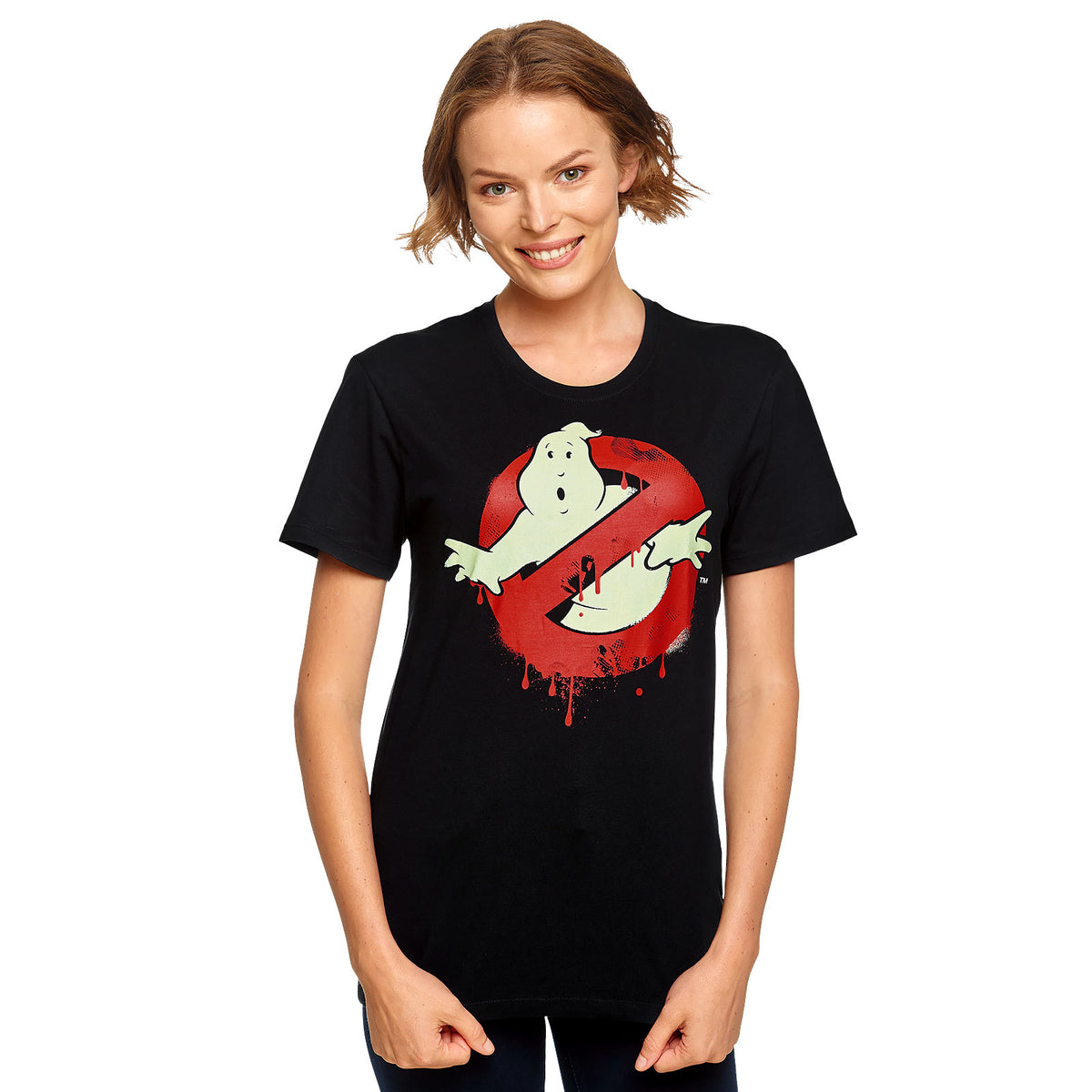 Zdjęcie produktu Ghostbusters - Świecąca w ciemności koszulka z logo