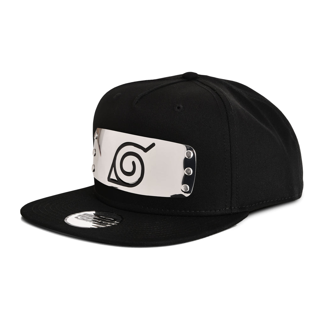Zdjęcie produktu Naruto - Konoha Metalowy Symbol Snapback Czapka