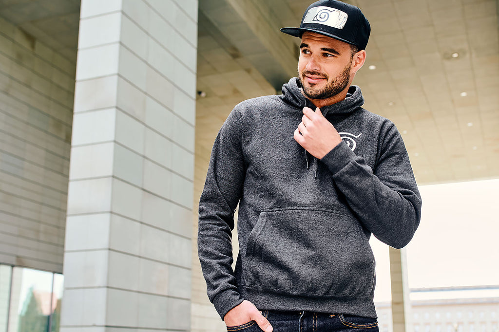 Zdjęcie produktu Naruto - Konoha Metalowy Symbol Snapback Czapka