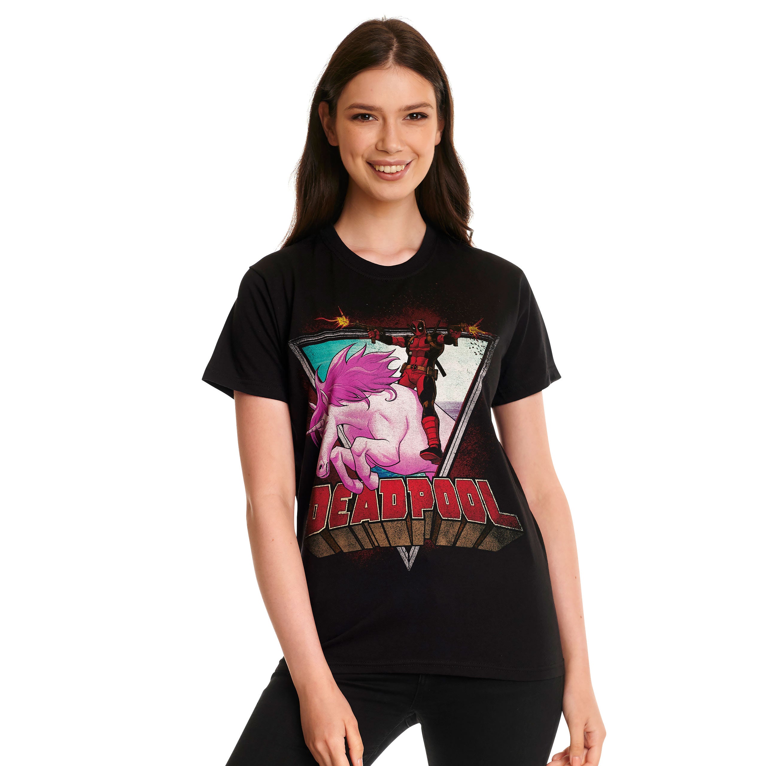 Zdjęcie produktu Deadpool - Jednorożec T-Shirt czarny