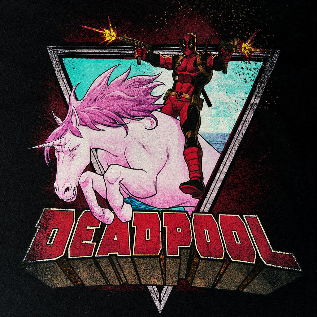 Product image Deadpool - Unicorn Ride T-Shirt Black