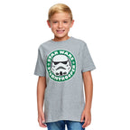 Zdjęcie produktu Star Wars - Stormtrooper Emblem T-Shirt dla dzieci szare
