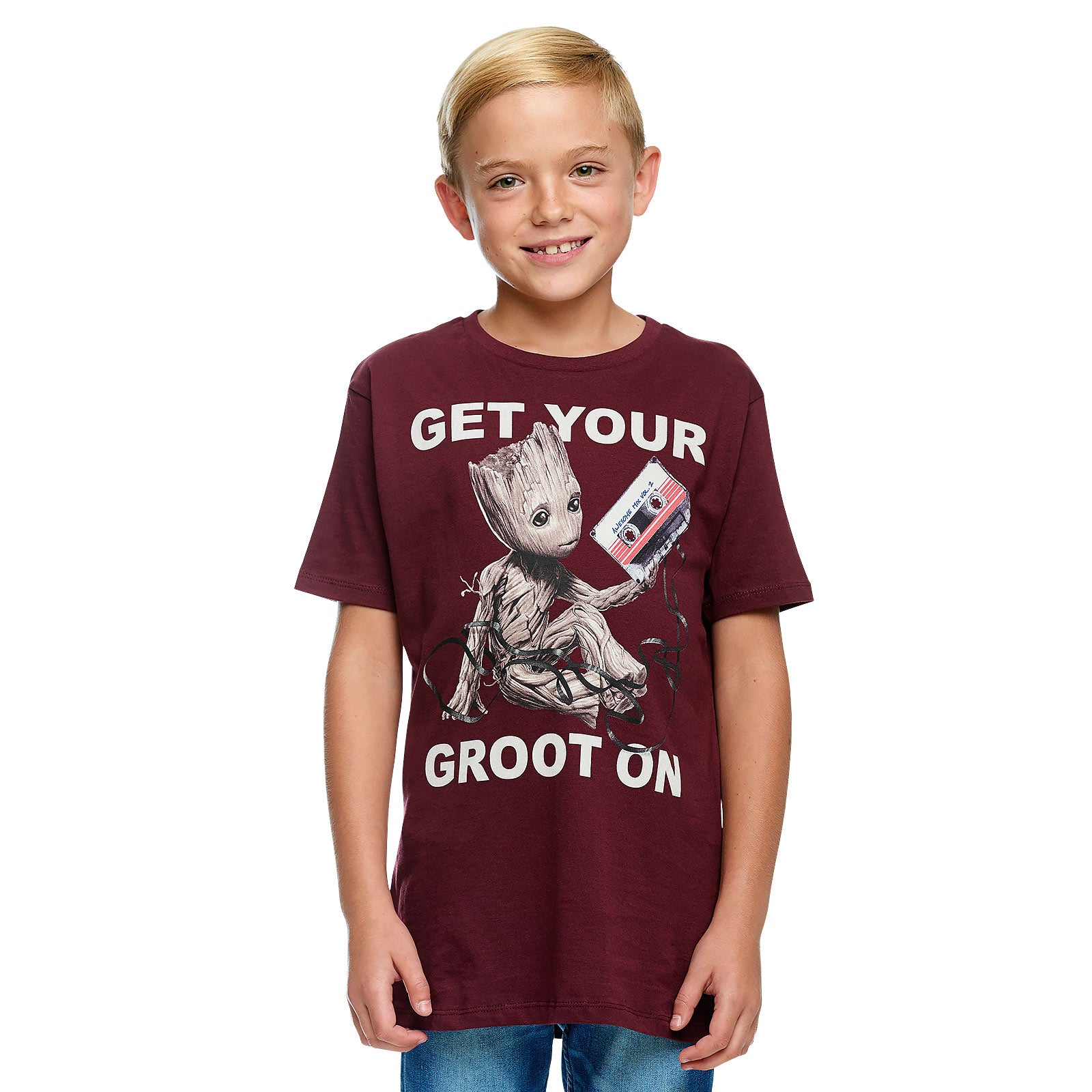 Zdjęcie produktu Strażnicy Galaktyki - Groot T-Shirt dla dzieci czerwone