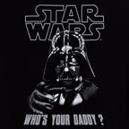 Zdjęcie produktu Star Wars - Darth Vader Who's Your Daddy T-Shirt dla dzieci czarne