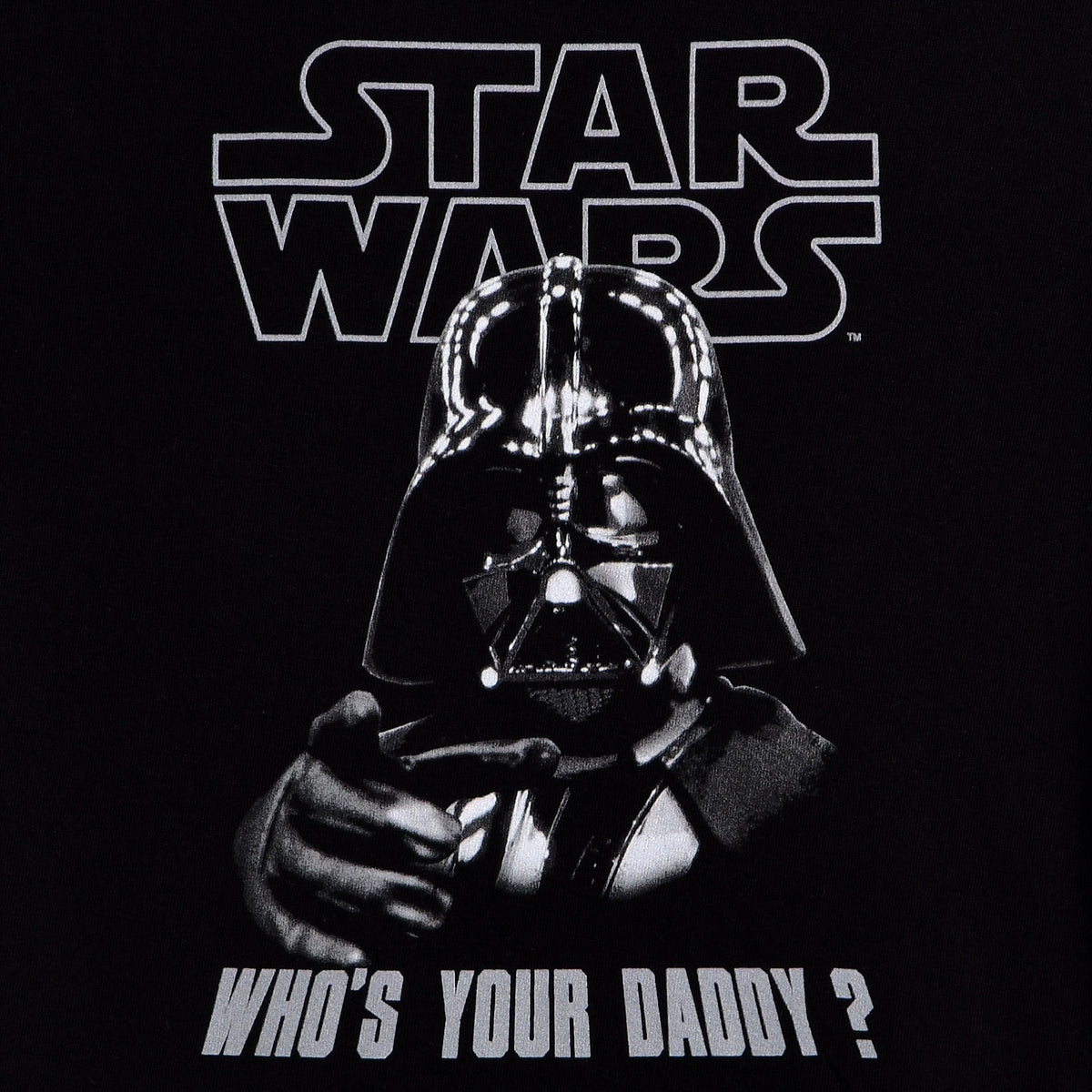 Zdjęcie produktu Star Wars - Darth Vader Who's Your Daddy T-Shirt dla dzieci czarne