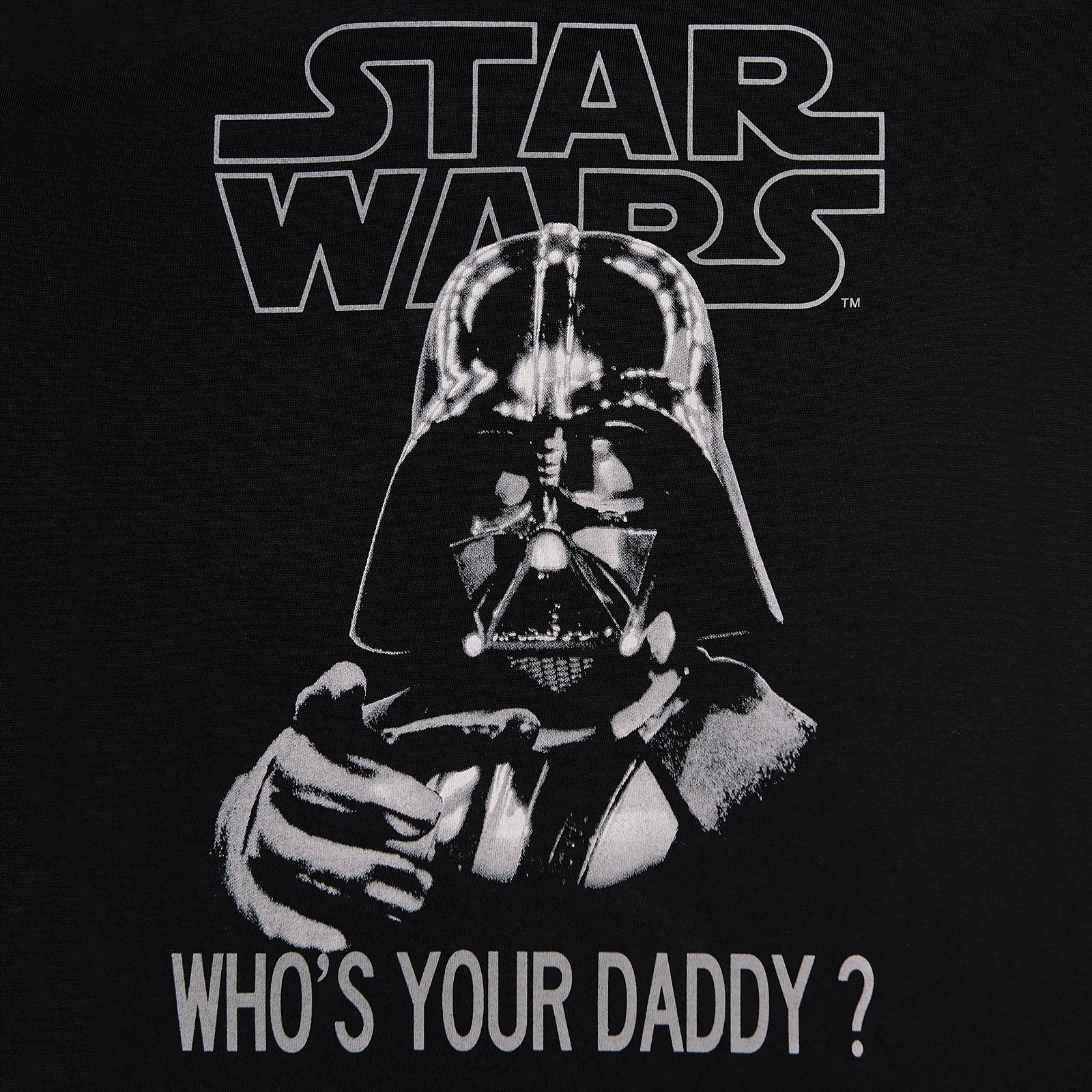 Zdjęcie produktu Star Wars - Darth Vader Who's Your Daddy T-Shirt dla dzieci czarne