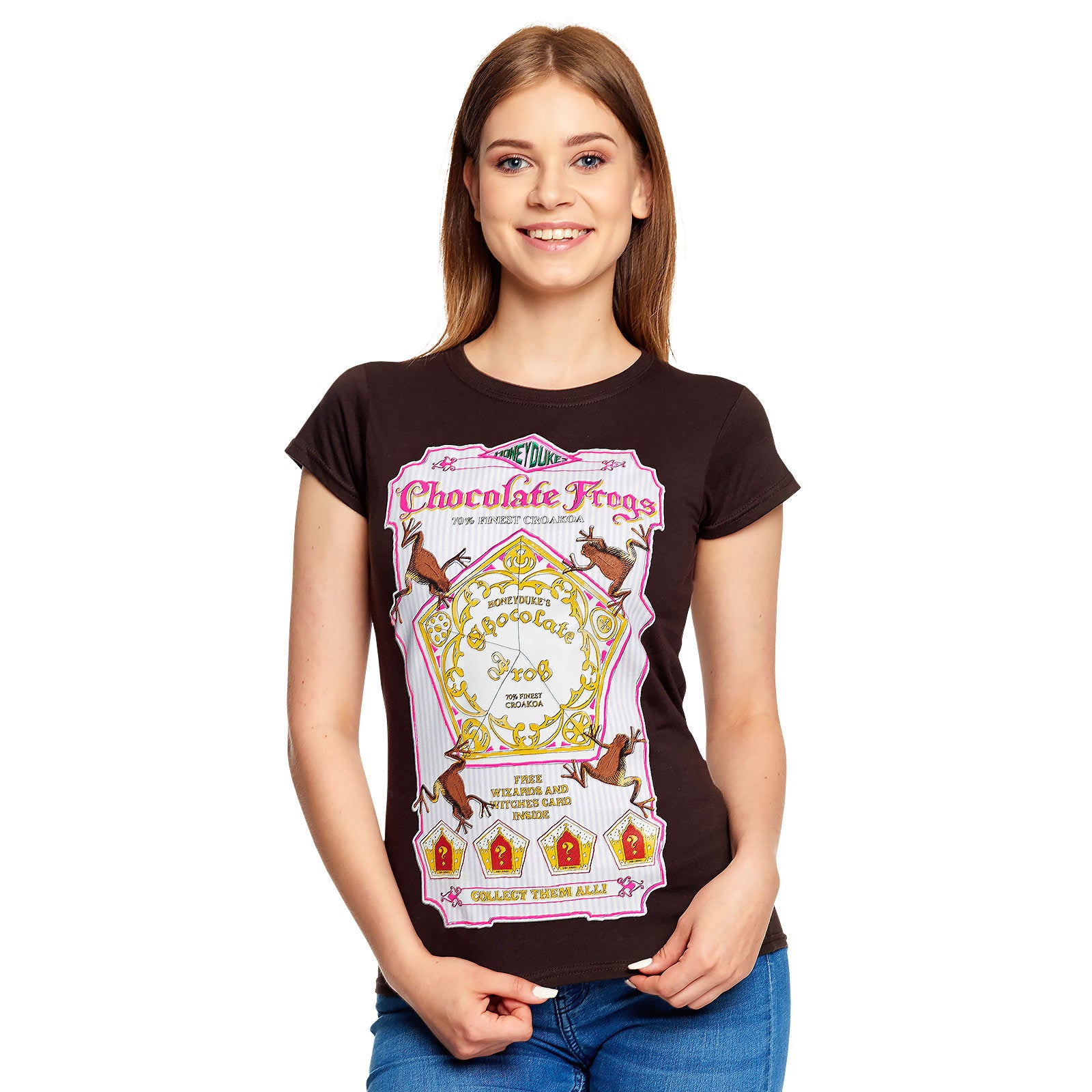 Zdjęcie produktu Harry Potter - Koszulka damska Honeydukes Czekoladowa Żaba brązowa