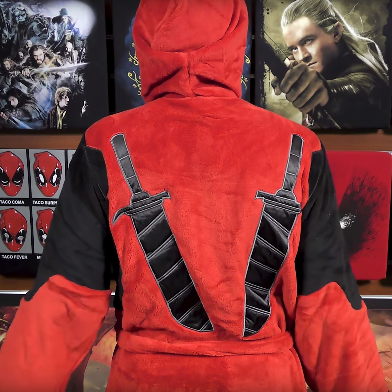 Zdjęcie produktu Deadpool - Szlafrok z logo