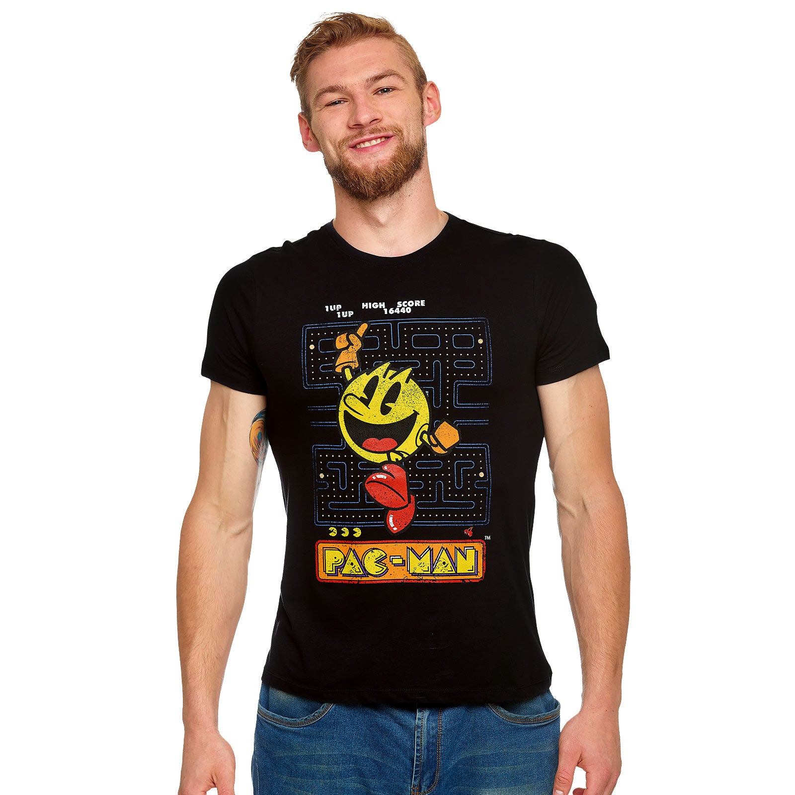 Zdjęcie produktu Pac-Man - Retro T-Shirt czarny