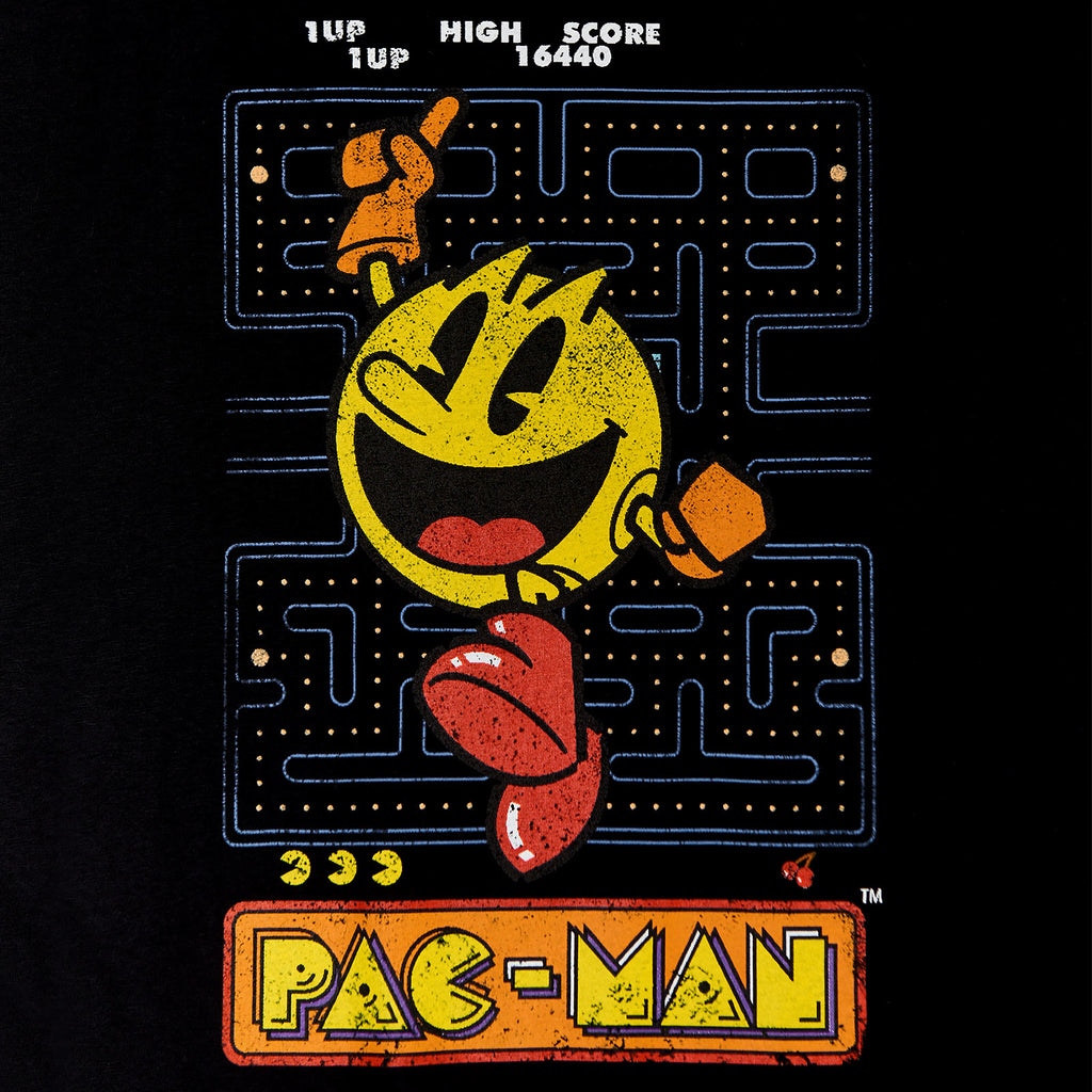 Zdjęcie produktu Pac-Man - Retro T-Shirt czarny
