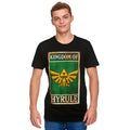 Zdjęcie produktu Zelda - Kingdom of Hyrule Propaganda Poster T-Shirt czarne