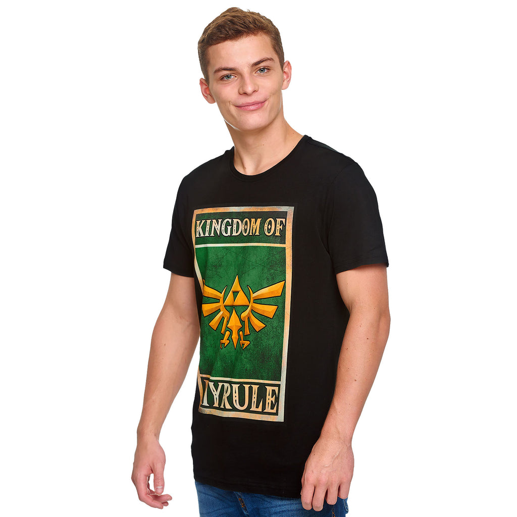 Zdjęcie produktu Zelda - Kingdom of Hyrule Propaganda Poster T-Shirt czarne