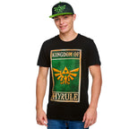 Zdjęcie produktu Zelda - Kingdom of Hyrule Propaganda Poster T-Shirt czarne