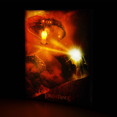 Zdjęcie produktu Władca Pierścieni - Gandalf vs. Balrog Obraz ścienny z podświetleniem