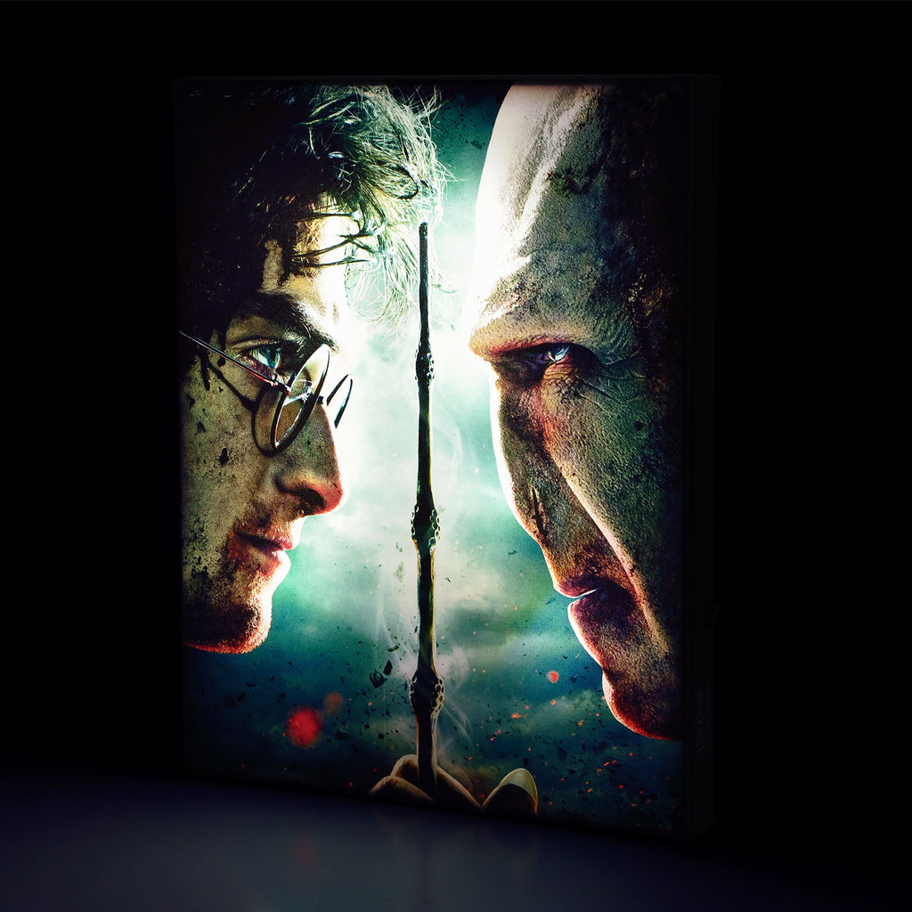 Zdjęcie produktu Harry Potter - Harry vs. Voldemort Obraz na płótnie z podświetleniem