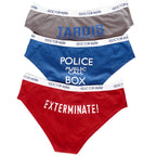 Zdjęcie produktu Doctor Who - Zestaw majtek Tardis & Daleks 3-częściowy