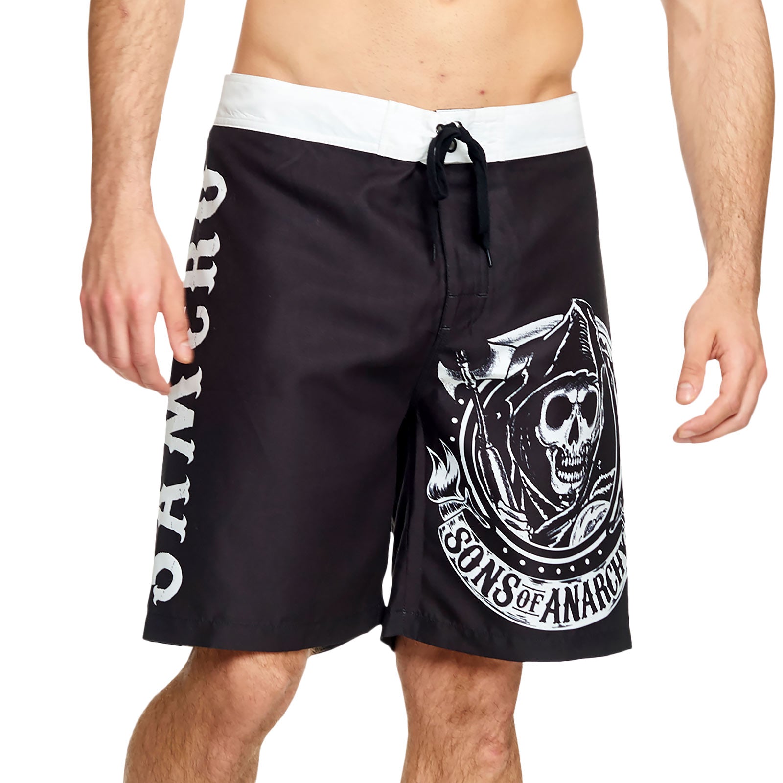 Zdjęcie produktu Sons of Anarchy - Reaper Logo Szorty kąpielowe czarne