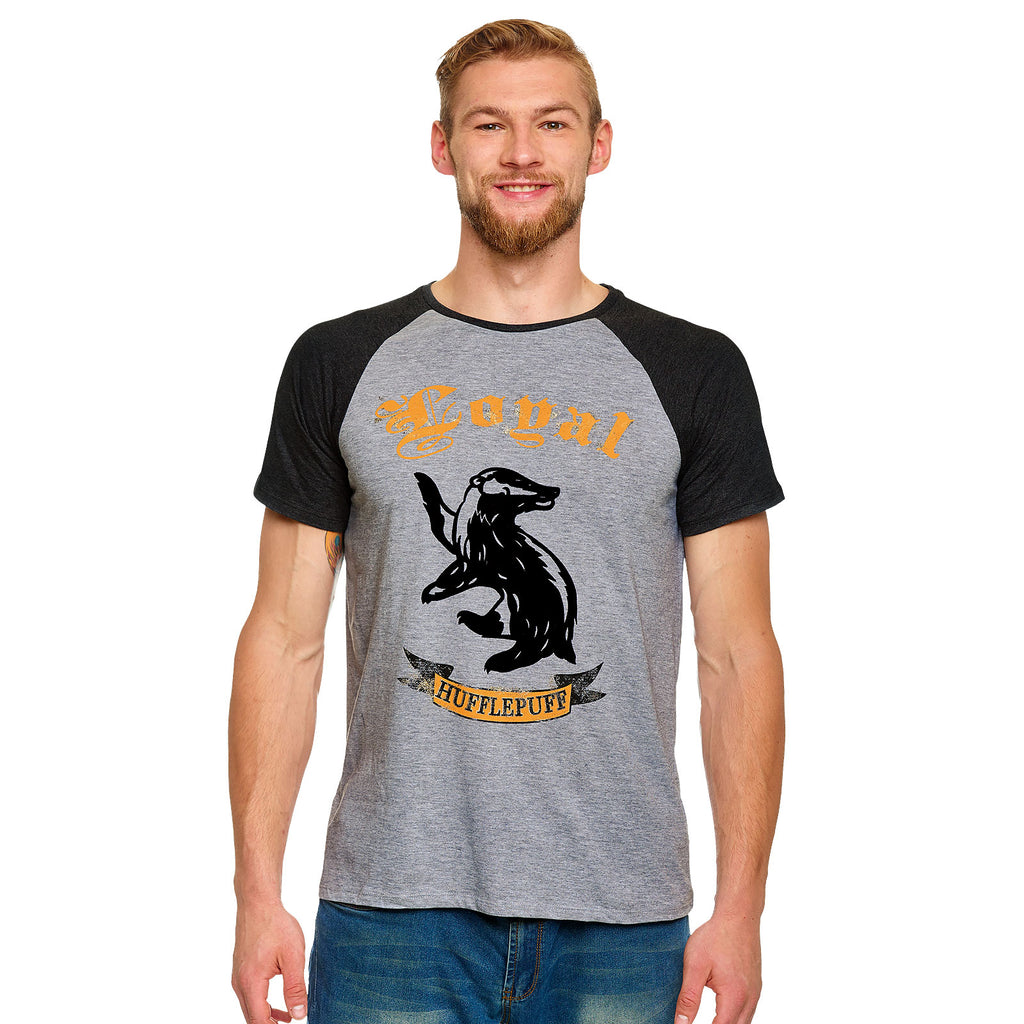 Zdjęcie produktu Harry Potter - Loyal Hufflepuff T-Shirt szary