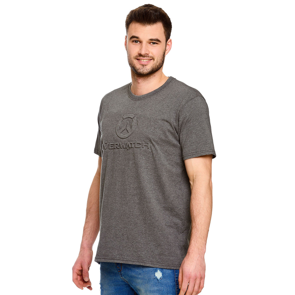 Zdjęcie produktu Overwatch - 3D Logo T-Shirt szary