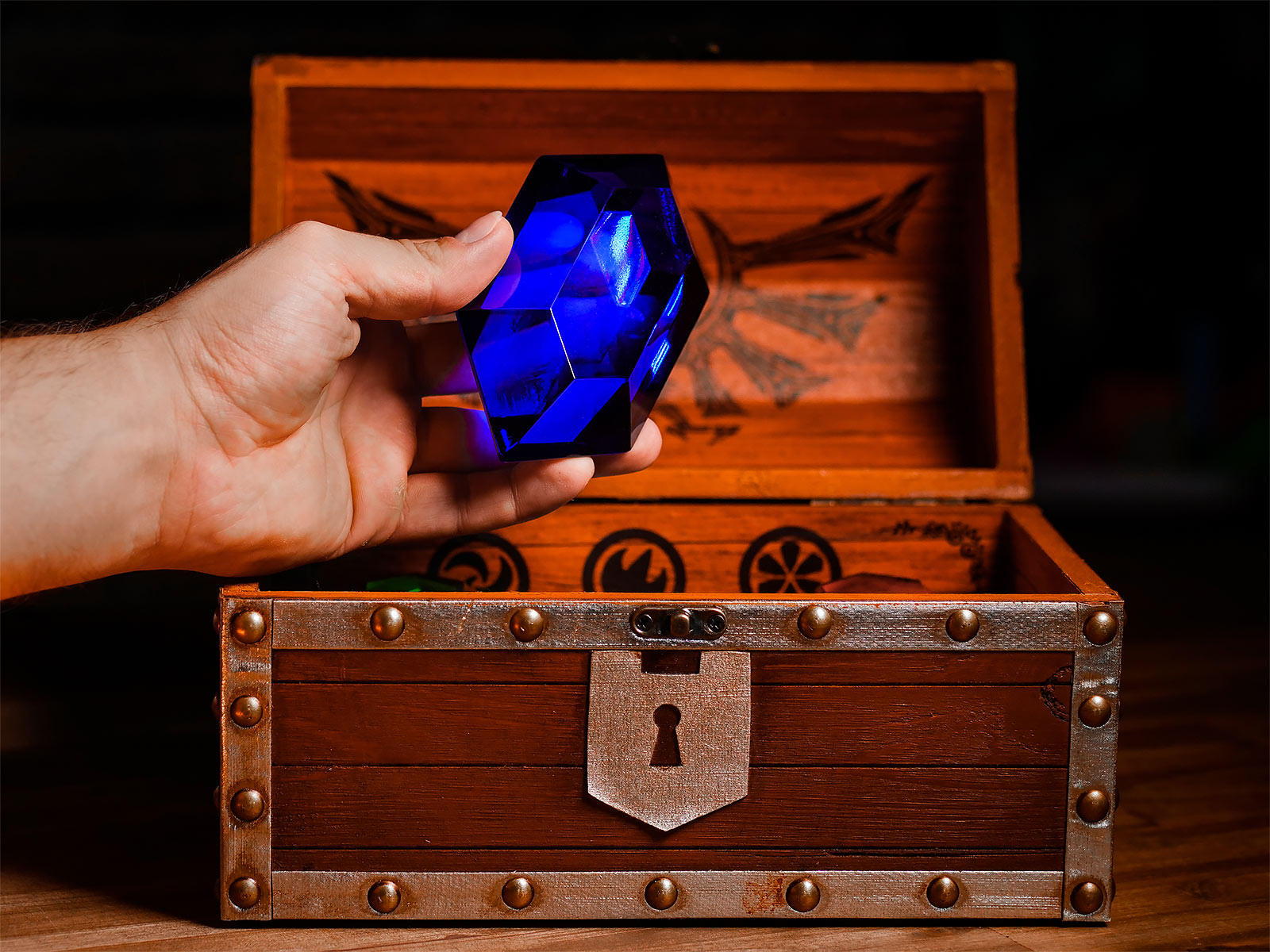 Zdjęcie produktu Zelda - Rubinowa skrzynia skarbów z dźwiękiem z gry