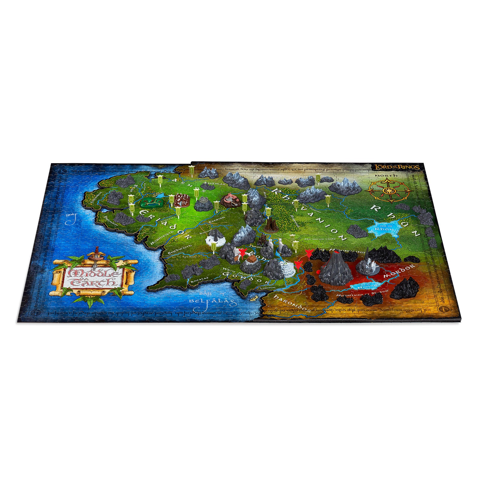 Zdjęcie produktu Władca Pierścieni - Śródziemie 4D Puzzle