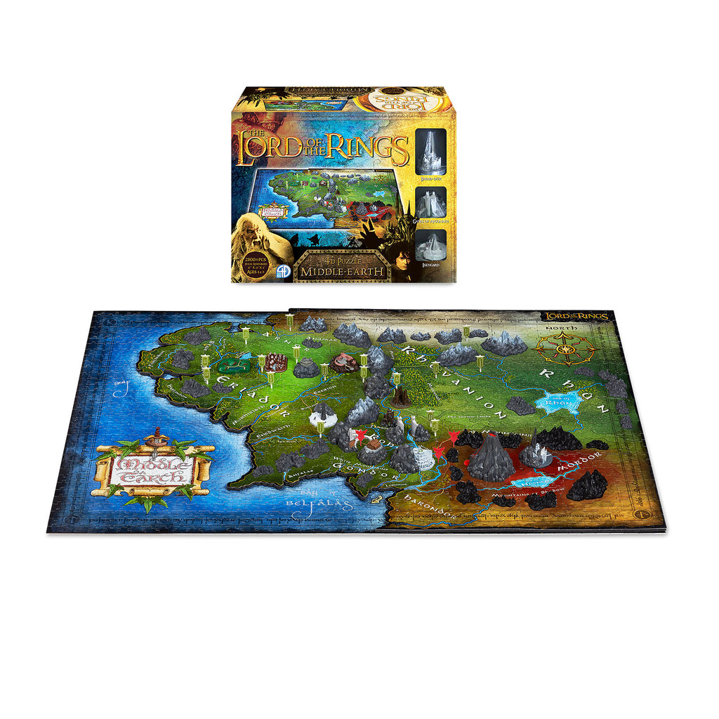 Zdjęcie produktu Władca Pierścieni - Śródziemie 4D Puzzle