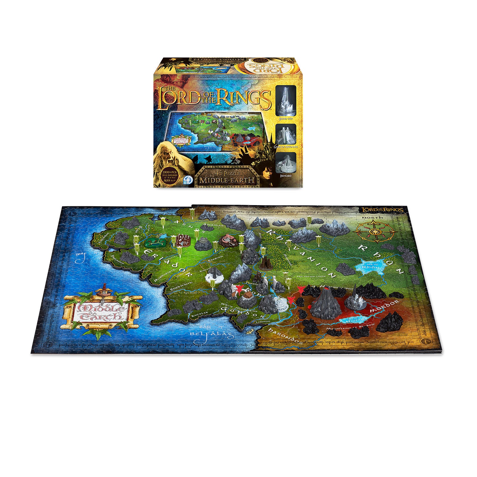 Zdjęcie produktu Władca Pierścieni - Śródziemie 4D Puzzle