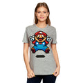 Zdjęcie produktu Super Mario - Jump Pixel T-Shirt damskie szare