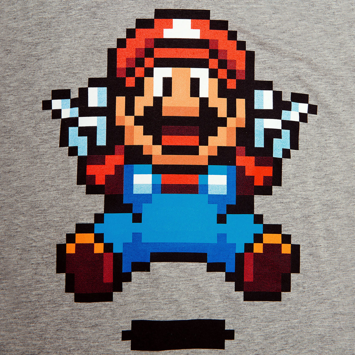 Zdjęcie produktu Super Mario - Jump Pixel T-Shirt damskie szare