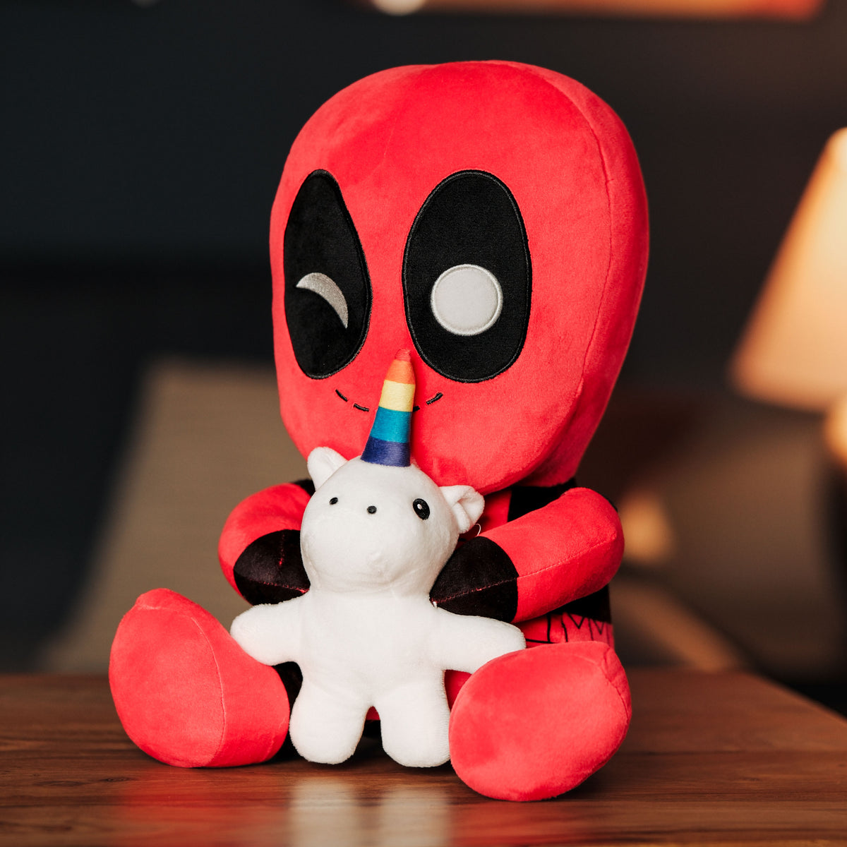 Deadpool - Pluszowa figurka Unicorn HugMe z wibracjami 36 cm