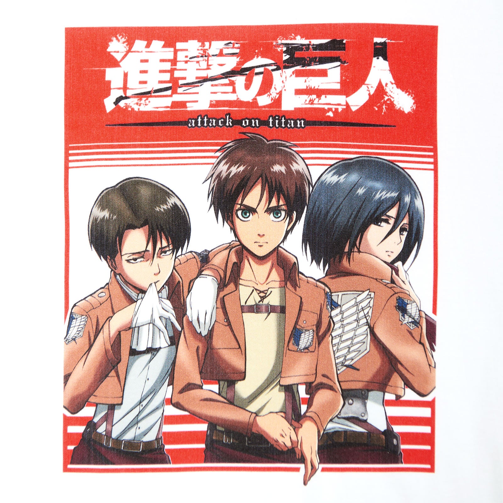 Product image Attack on Titan - Survey Corps Trio T-Shirt white