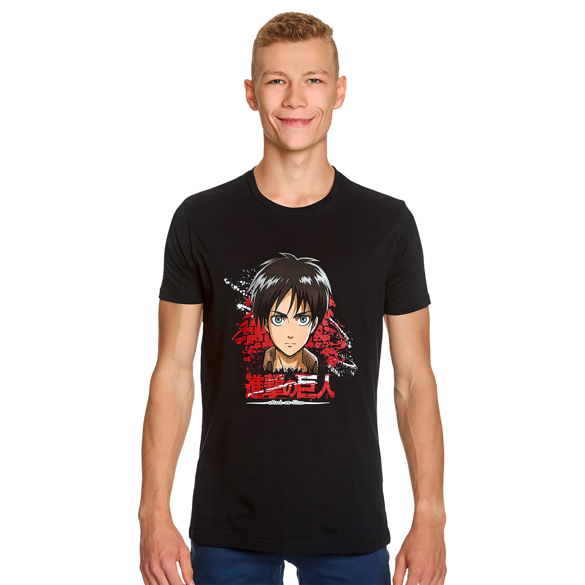 Zdjęcie produktu Attack on Titan - Eren Jaeger T-Shirt czarny