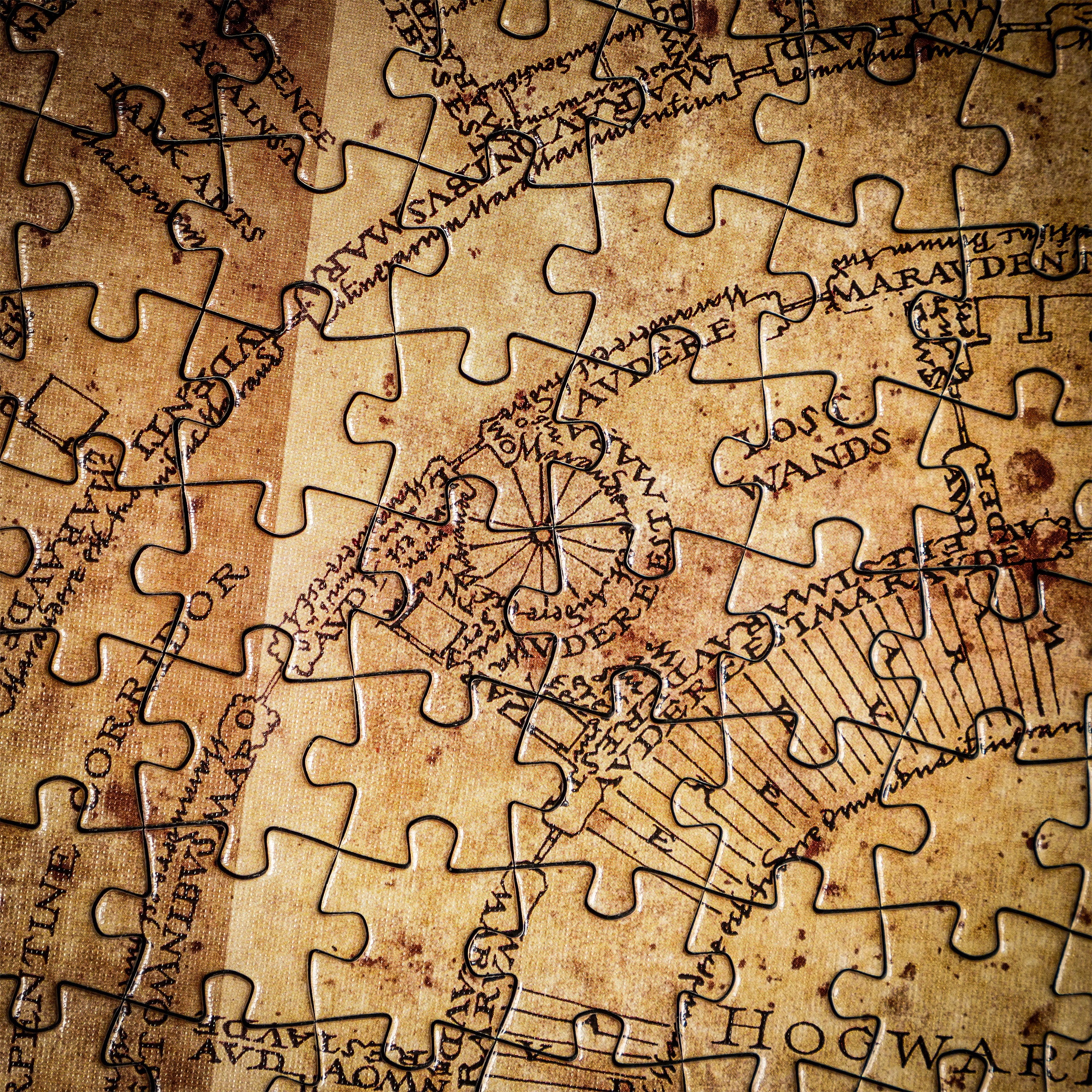 Zdjęcie produktu Harry Potter - Premium Puzzle z Mapą Huncwotów