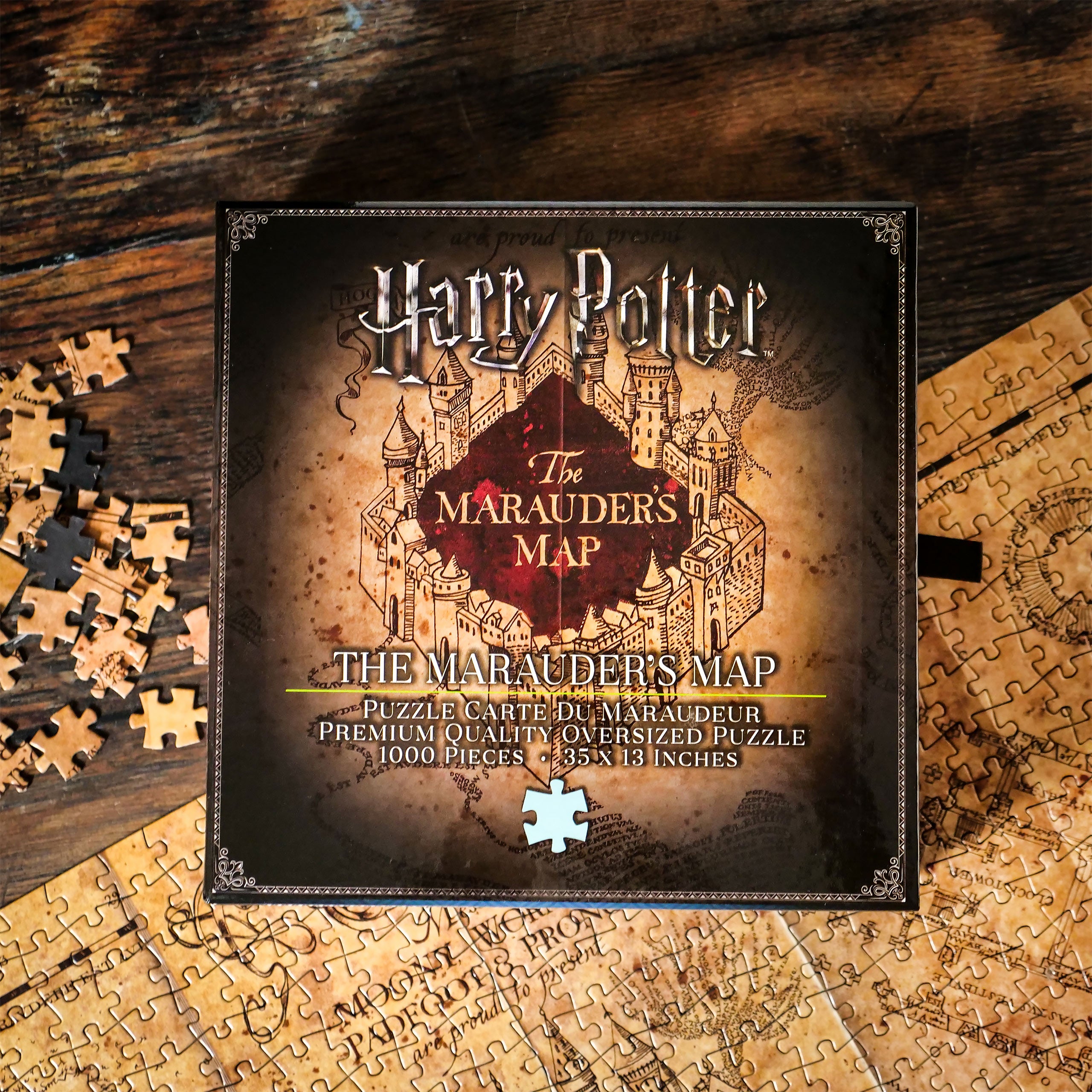 Zdjęcie produktu Harry Potter - Premium Puzzle z Mapą Huncwotów