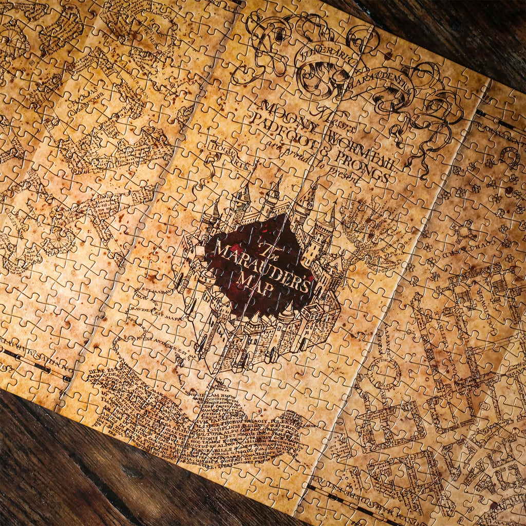 Zdjęcie produktu Harry Potter - Premium Puzzle z Mapą Huncwotów