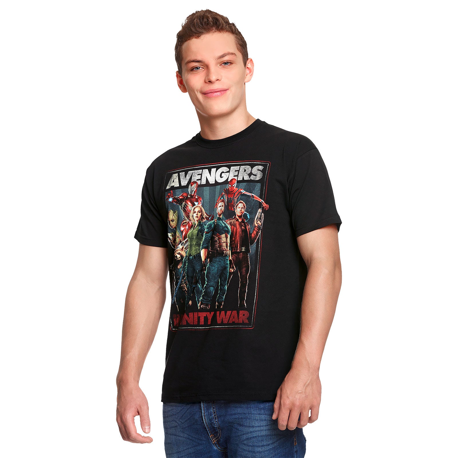 Zdjęcie produktu Avengers - Infinity Heroes Collage Koszulka czarna