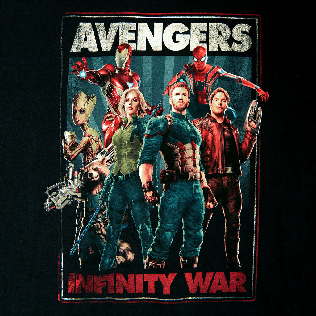Zdjęcie produktu Avengers - Infinity Heroes Collage Koszulka czarna
