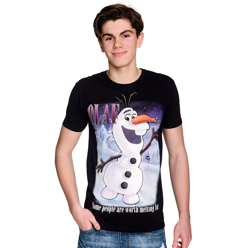 Zdjęcie produktu Frozen - Olaf Worth Melting For T-Shirt czarne