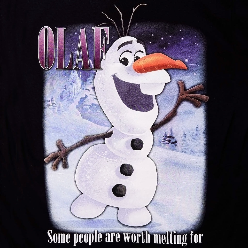 Zdjęcie produktu Frozen - Olaf Worth Melting For T-Shirt czarne