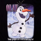 Zdjęcie produktu Frozen - Olaf Worth Melting For T-Shirt czarne